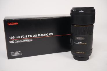 Sigma 105mm F2,8 DG Macro Nikon F - Gebrauchtartikel